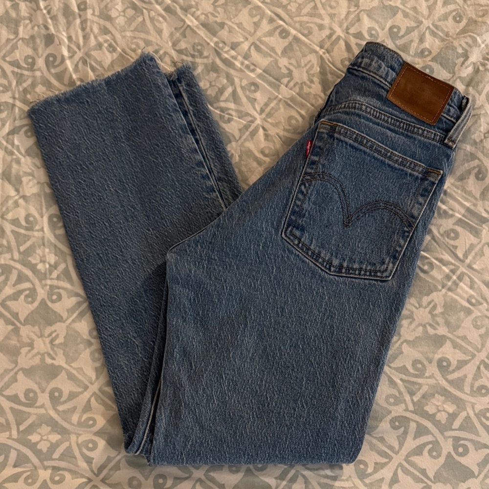 Levi's Women's Straight-Leg Denim Jeans in Blue